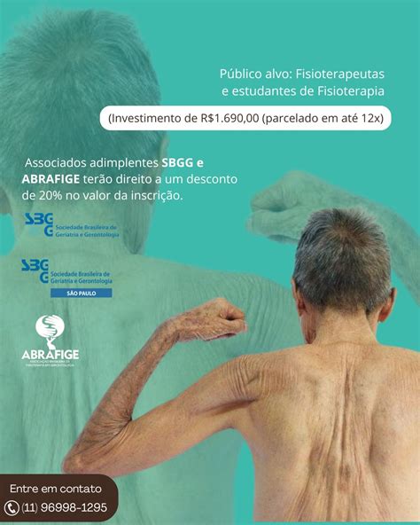 Avalia O E Interven O Fisioterap Utica Na Pessoa Idosa Sarcopenia