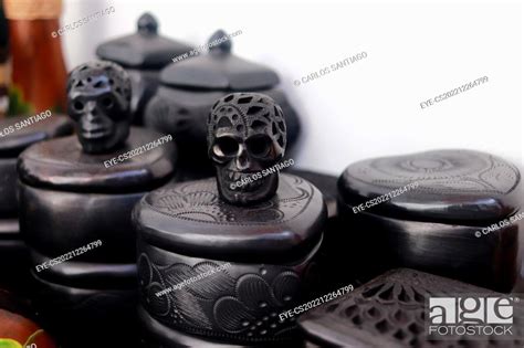 Black Clay Pottery Or Mexican Black Pottery Is Part Of The Traditional