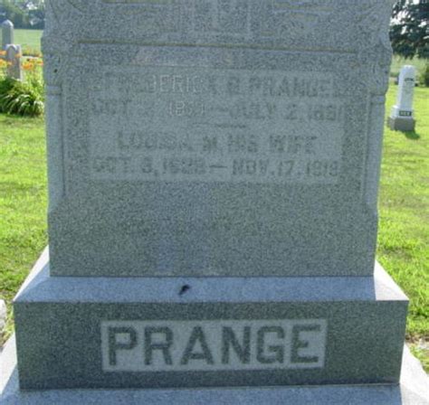 Louisa M Steiner Prange 1839 1919 Mémorial Find a Grave