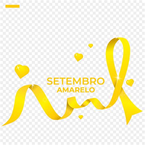 Yellow Ribbon Banner Vector Png Images Setembro Amarelo Ribbon Yellow