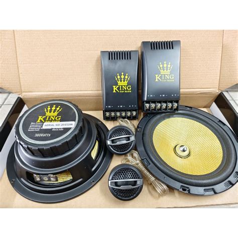 Way Component Set King Car Audio High Performance Speaker Max