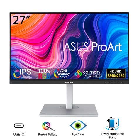 ASUS ProArt Display 27 4K HDR Monitor PA279CV UHD 3840 X 2160