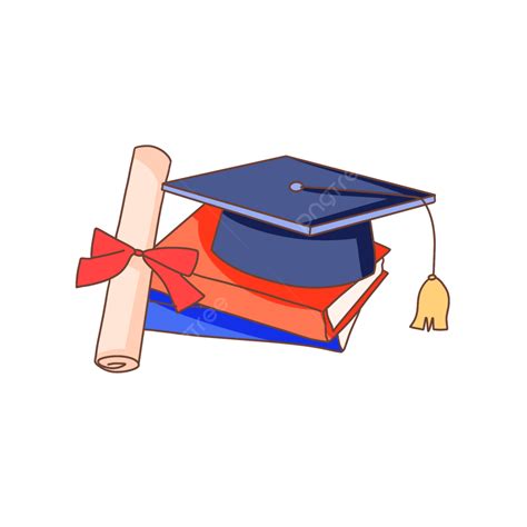 Sombrero De Licenciatura Con Diploma Png Dibujos Ilustraci N Vectorial