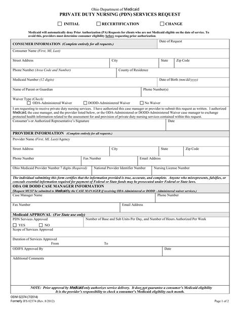 Ohio Form Odm 02374 ≡ Fill Out Printable Pdf Forms Online