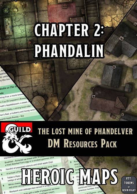 Lost Mine Of Phandelver Chapter 2 Phandalin Dm Resources Pack