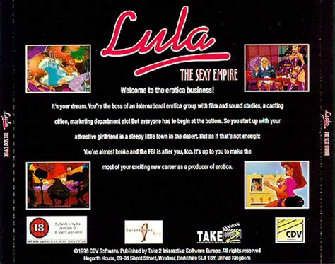 Lula The Sexy Empire Cover Or Packaging Material Mobygames