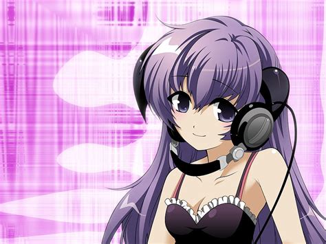 Girl Dj Headphones Music Smile Positive Anime Girl Dj Hd Wallpaper Pxfuel