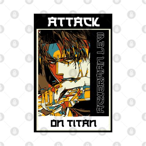 Levi Ackerman Attack On Titan T Shirt Teepublic