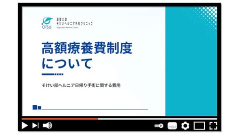 【実績紹介】滋賀大津そけいヘルニア外科クリニック様高額療養費制度 解説動画