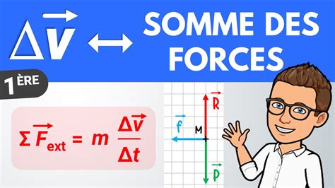 Vecteur Variation De Vitesse Et Somme Des Forces Re Physique