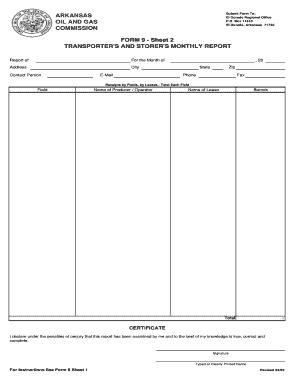 Fillable Online Aogc State Ar Submit Form To Aogc State Ar Fax Email