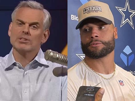 Colin Cowherd Ridicules Dak Prescotts Comments On The Cowboys Finally Building Momentum For A