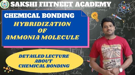 Hybridization Of Ammonia Molecule Ammonia Molecular Structure Chemical