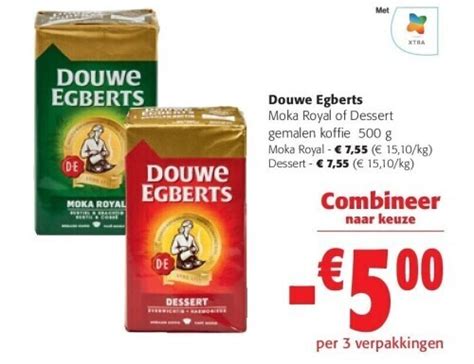 Douwe Egberts Moka Royal Of Dessert Promotie Bij Colruyt