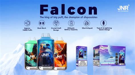 Jnr Falcon Puffs Rechargeable K Disposable Vape