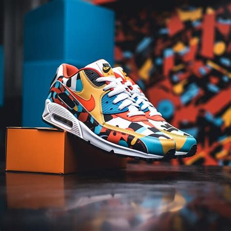 Premium Photo New Beautiful Colorful And Nice Nike Air Max Running