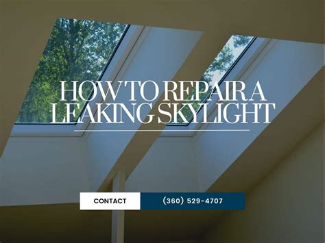 How To Repair A Leaking Skylight Ibex Roof