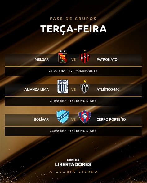 Conmebol Libertadores On Twitter 🗓️👀 A Agenda Dos 6️⃣ Jogos Que Abrem