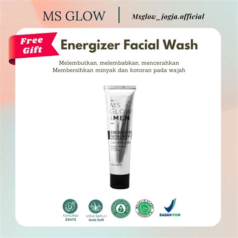 Jual Ms Glow Men Facial Wash Sabun Muka Ms Glow For Men Pembersih