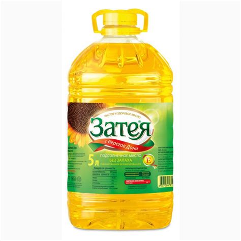 Масло Подсолнечное "ЗАТЕЯ" — Agro-Uzbekistan