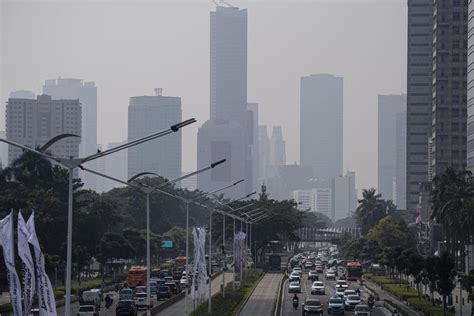 Indeks Kualitas Udara Jakarta Kelima Terburuk Di Dunia Hari Ini