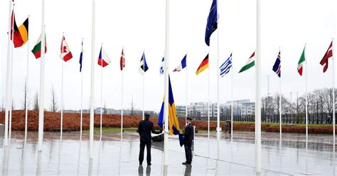 Sweden’s Flag Is Raised At Nato Headquarters To Cement Its Place As The 32nd Member Of The