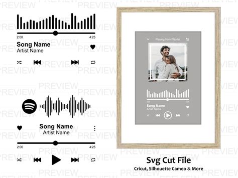 Audio Button Music Player Svg Cut File Spotify Music Music App Diy