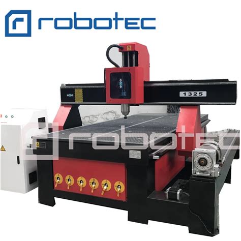 China Cnc Router 1325 4 Axis Rotary Attachment Robotec Cnc Engraving