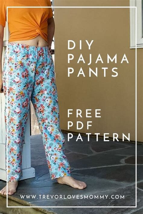 Free Womens Pajama Pants Pattern Download Pdf Pants Pattern Free