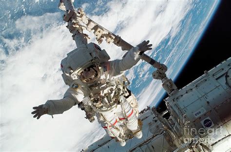 Iss Space Walk Photograph By Nasa Science Photo Library Fine Art America