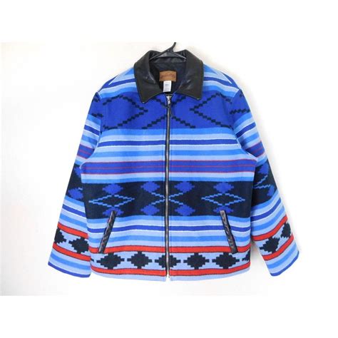 Pendleton Aztec Native American Wool Jacket Western... - Depop