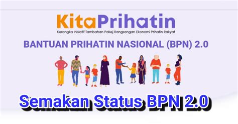 Semakan Status Bpn Status Permohonan Bantuan Prihatin Nasional