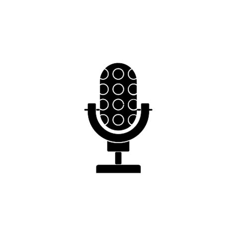 Free Gaming Microphone Line Art SVG Icon Mediamodifier