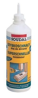 Klej do drewna szybkoschnący Soudal 64A 250 ml ABUD materiały budowlane