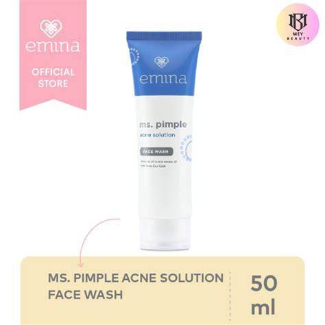 Jual Emina Ms Pimple Face Wash Acne 50 ML Kemasan Baru Shopee