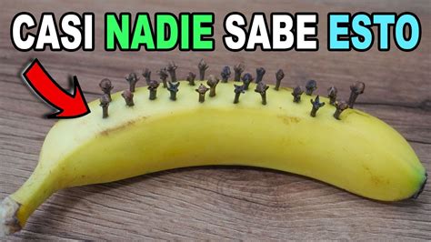 Pon Clavos de Olor en 1 Banana y nunca volverás a usar otra receta