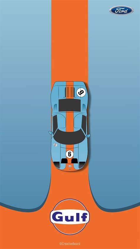 Special Wallpaper - Ford GT40 Gulf on Behance