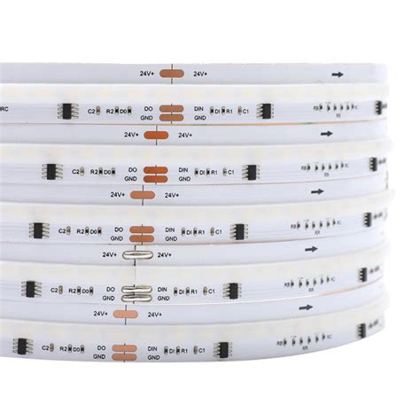 Dc V Smart Rgbcct Cob Led Strip Flexible Dotless Light