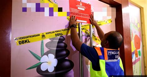 DBKL Tutup Pusat Urut Langgar Syarat Lesen Operasi Berita Harian