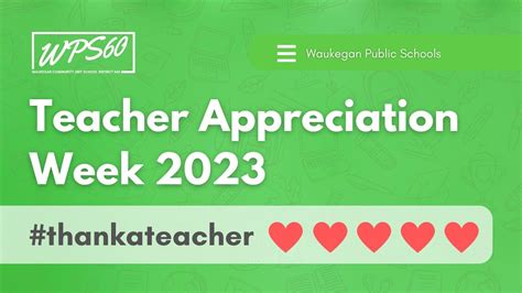 Teacher Appreciation Week 2023 Thank You Teachers Youtube