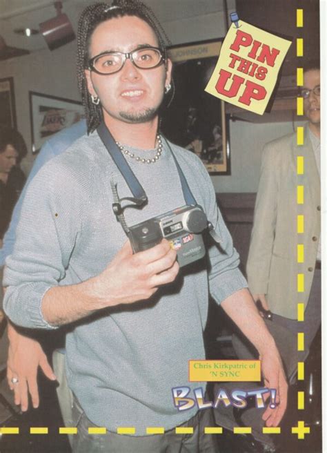 Chris Kirkpatrick Nsync Teen Magazine Pinup Camera Blast Rare Teen