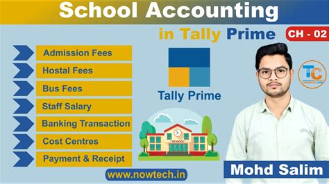 School Accounting In Tally Prime L School Accounting In Tally L Tally