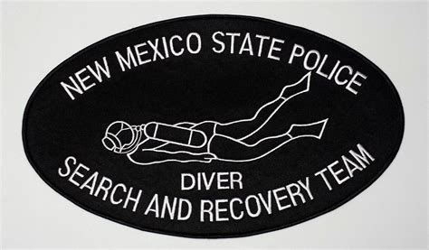 New Mexico State Police Patch Large Backpatch 7×11 and 5/8ths inches ...