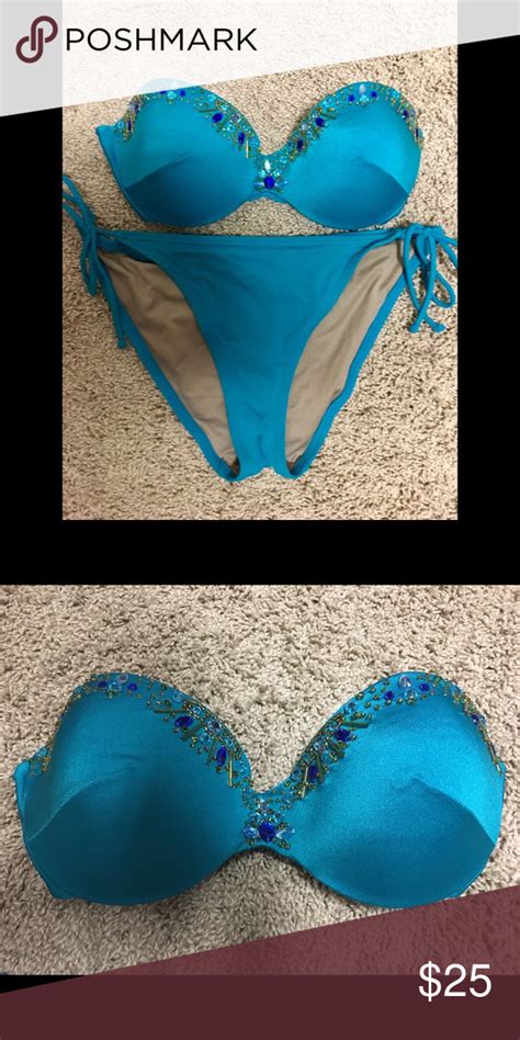 Victoria Secret 2 Piece Jeweled Bikini Jeweled Bikini Bikinis