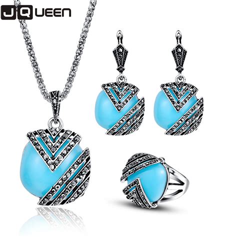 Aliexpress Buy Silver Color Turkish Jewelry Set Enamel Resin