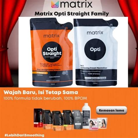 Matrix Mini Opti Straight 125ml X 2 Matrix Smoothing Matrix Obat