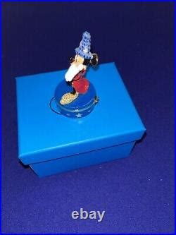 Disney Parks Arribas Fantasia Sorcerer Mickey Mouse Trinket Box New