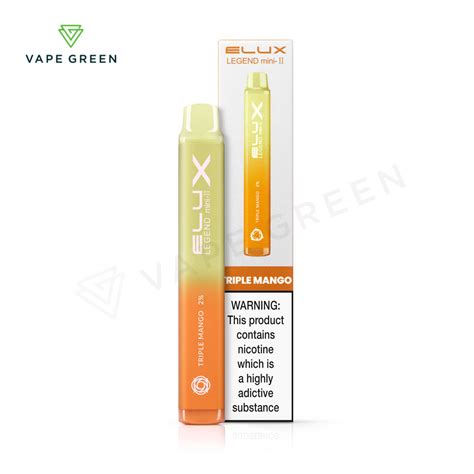 Triple Mango Disposable Vape By Elux Legend Mini 2 Free Uk Delivery