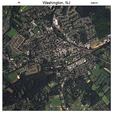 Aerial Photography Map of Washington, NJ New Jersey