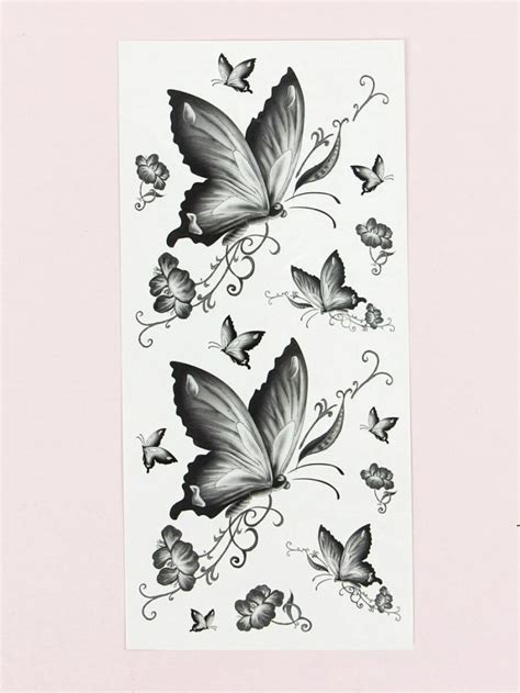 Butterfly Temporary Tattoo Barter Hutt